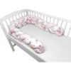 Protectie laterala, MimiNu, Pentru patut bebe, Tip Bumper impletit, Din bumbac, Din materiale certificate Oeko Tex Standard 100, Lungime 220 cm, Pink Ballerina Protectie laterala, MimiNu, Pentru patut bebe, Tip Bumper impletit, Din bumbac, Din materiale certificate Oeko Tex Standard 100, Lungime 220 cm, Pink Ballerina