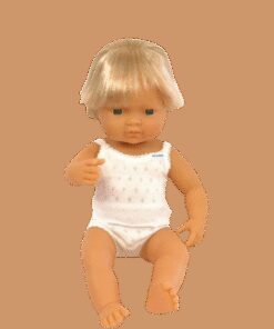 Miniland - Baby european (baiat) Papusa 38 cm