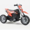 Motocicleta electrica cu 3 roti, Kinderauto Enduro 60W 12V STANDARD, culoare portocaliu Motocicleta electrica cu 3 roti, Kinderauto Enduro 60W 12V STANDARD, culoare portocaliu