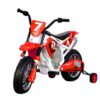 Motocicleta electrica Kinderauto BJH022 70W 12V cu roti moi, scaun tapitat, culoare Rosie Motocicleta electrica Kinderauto BJH022 70W 12V cu roti moi, scaun tapitat, culoare Rosie