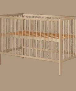 Patut copii din lemn Hubners Dominic 120x60 cm natur