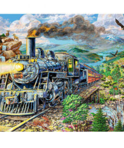 Puzzle din lemn - Railway - 200 piese