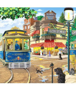 Puzzle din lemn - Victorian Street - 200 piese