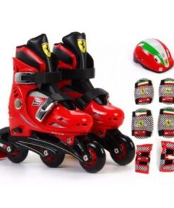 Role ferarri masura 29 - 32 rosii cu set protectie
