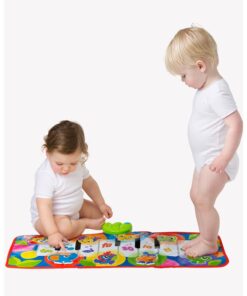 Salteluta, Playgro, Pentru bebelusi, Pian de Jucarie, Jumbo Jungle Musical, 79 cm, Cu 8 melodii