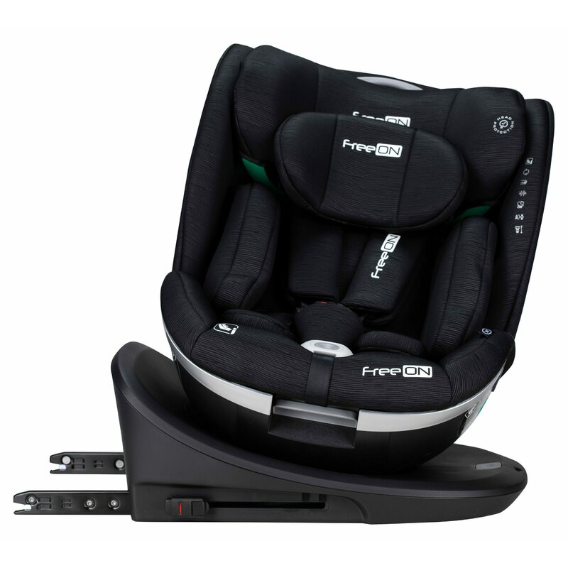 Scaun auto, FreeON, Opal, Pentru copii, Nastere - 140 Cm/ 0 - 12 ani, Rotire 360° grade, Tehnologie Isofix I-Size si Top Tether, Spatar reglabil, Conform cu standardul european ECE R129, Black Scaun auto, FreeON, Opal, Pentru copii, Nastere - 140 Cm/ 0 - 12 ani, Rotire 360° grade, Tehnologie Isofix I-Size si Top Tether, Spatar reglabil, Conform cu standardul european ECE R129, Black