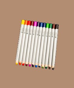 Set 12 creioane colorate cu varf gros de 8 mm pentru incepatori