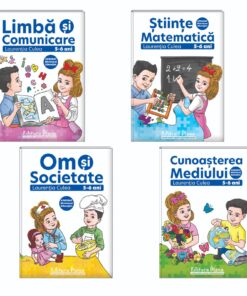 Set 4 caiete, A4, pe domenii, grupa mare 5-6 ani (Autor L.Culea) - Ediția 2023