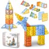 Set de construit, Blocuri magnetice, Ricokids, Set XL 78 piese, Pentru dezvoltarea abilitatilor motorii fine, Multicolor Set de construit, Blocuri magnetice, Ricokids, Set XL 78 piese, Pentru dezvoltarea abilitatilor motorii fine, Multicolor