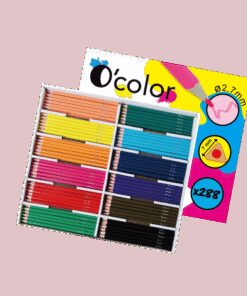 Set scolar 288 creioane colorate triunghiulare mina 2.7 mm