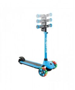 Trotineta globber e-motion 4 albastra, autonomie 8-10 km