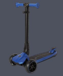 Trotineta licentiata Lamborghini,3-8 ani, 3 roti, cadru aluminiu, albastra, roti led, MESUCA